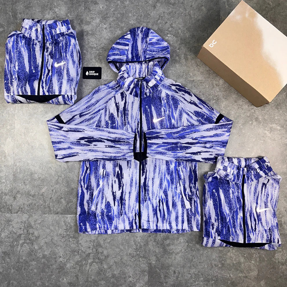 Nike Zebra Windrunner Jacket Blue