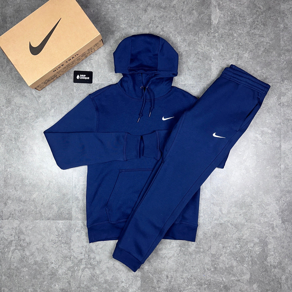 Nike Club Fleece Set Navy Blue